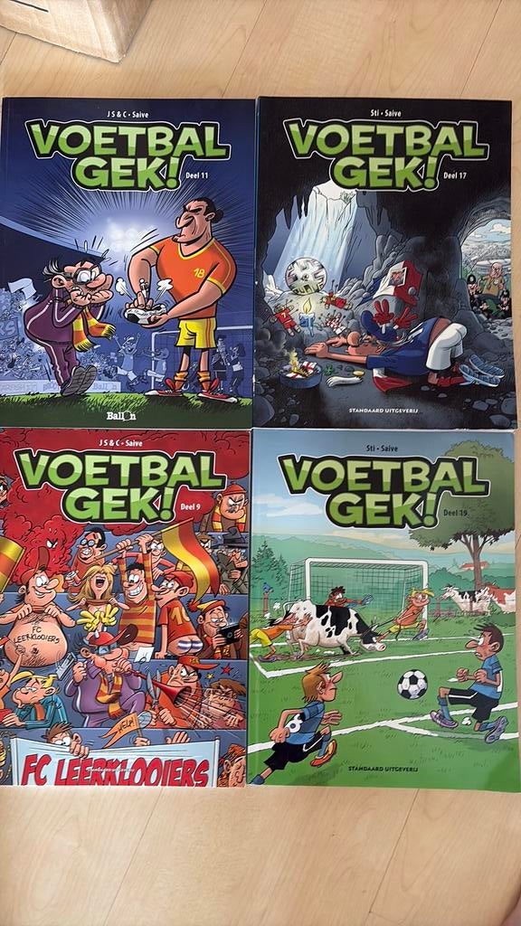 Voetbalgek - deel 9, 11, 17, 19, Enlèvement ou Envoi, Jenfèvre; Christophe Cazenove