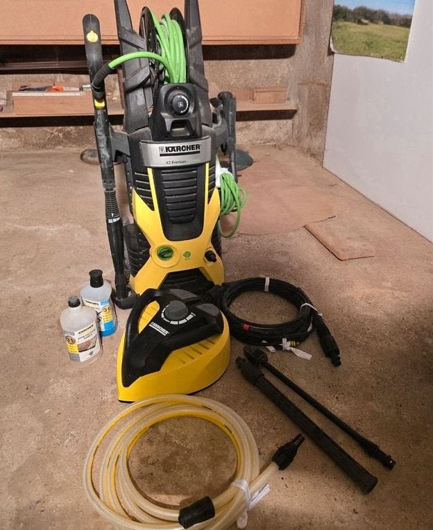 Kärcher K7 Premium ecologic + T-Racer + accessoires, Karcher - Kärcher -, Ophalen of Verzenden, Elektrisch, Met regelbare waterdruk