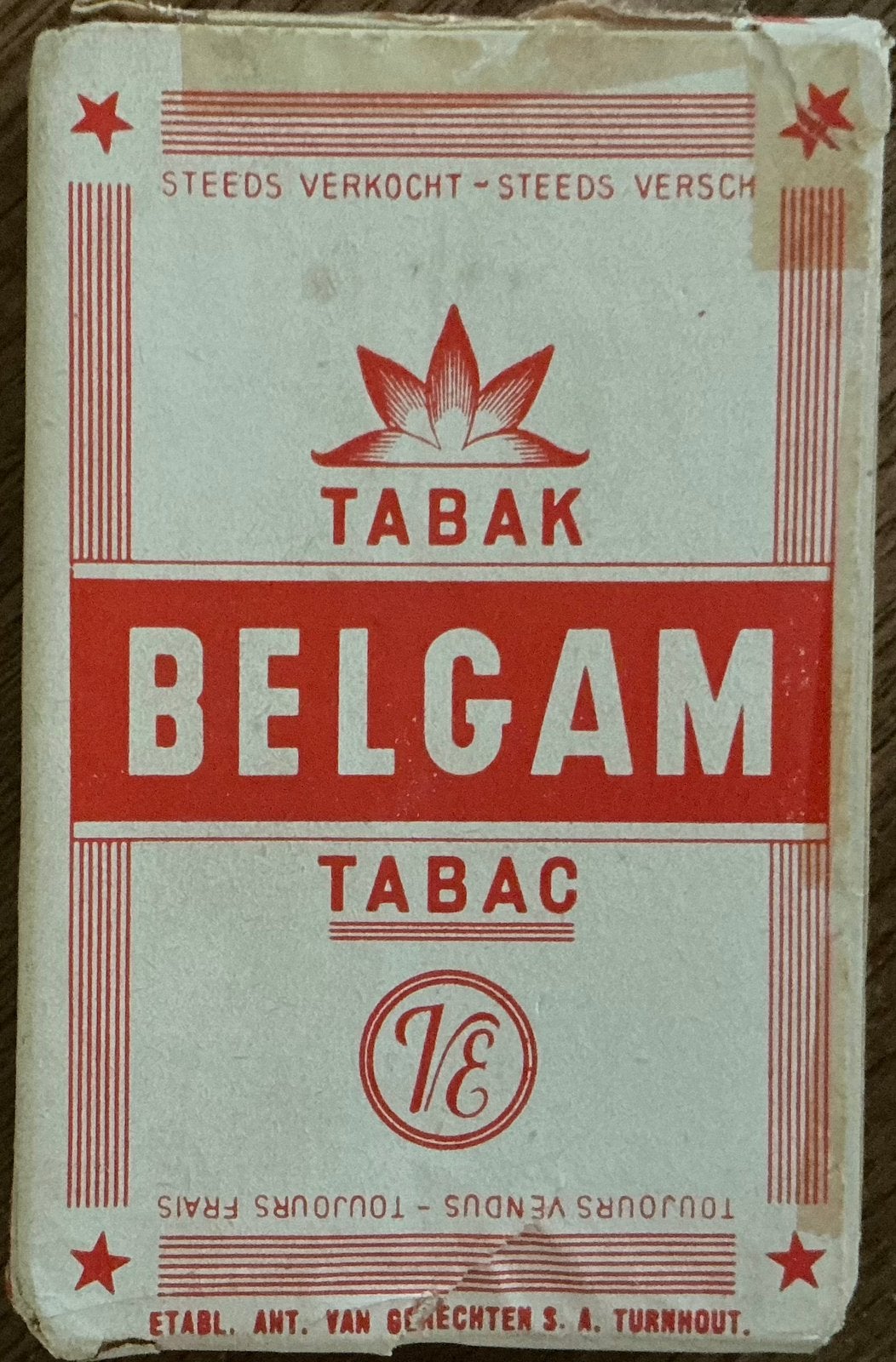 Ancien jeu de cartes TABAK BELGAM/VANDER ELST/VAN GENECHTEN, Collections, Enlèvement ou Envoi, Comme neuf, Carte(s) à jouer