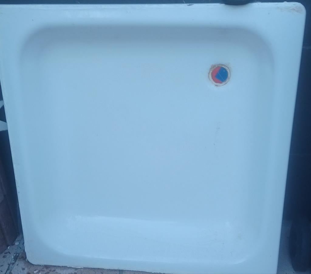 Bac de douche 90 cm x 90 cm en galvanisé, Enlèvement