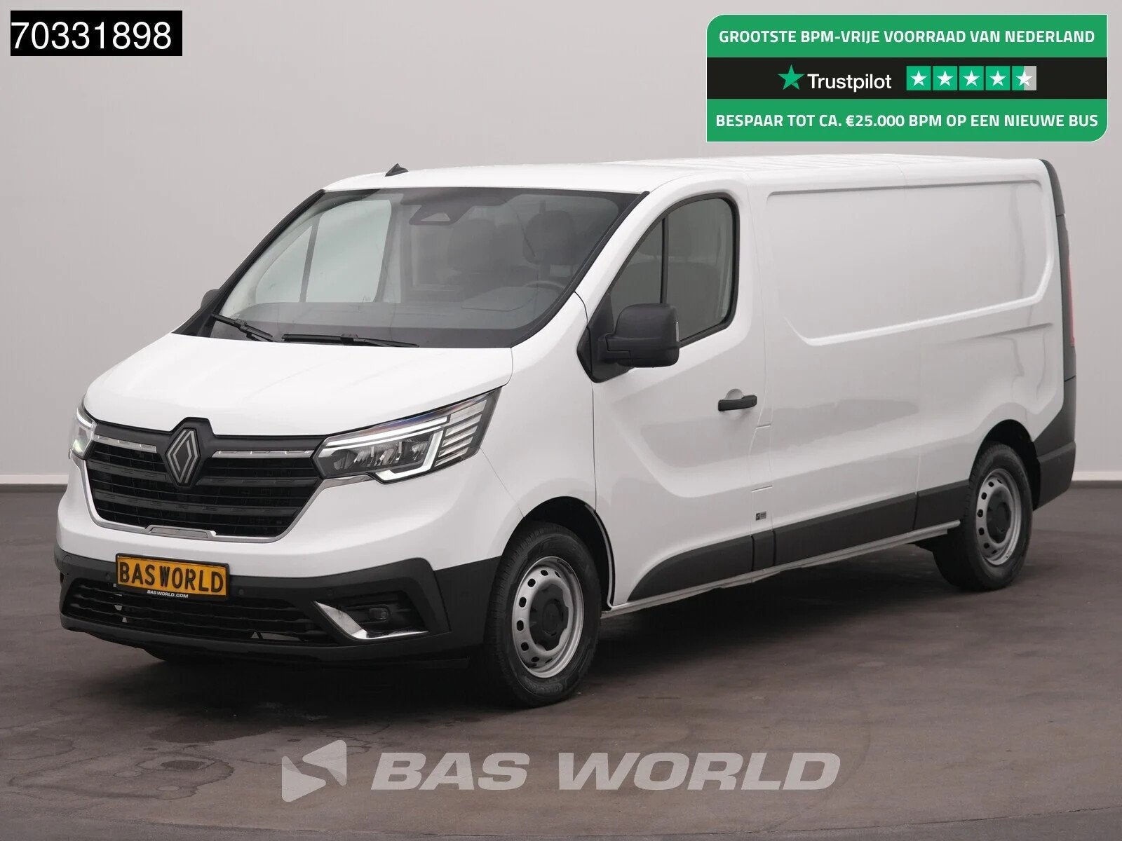 Renault Trafic 150pk L2H1 LED Airco Cruise Camera Parkeersen, Stof, Gebruikt, 4 cilinders, Renault