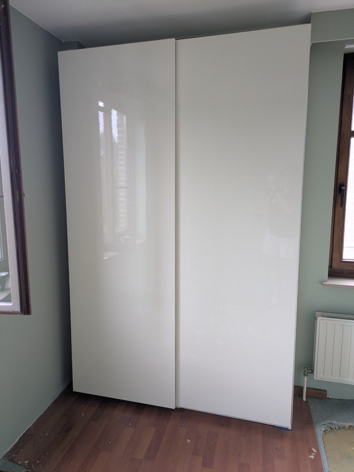 Kledingkast Ikea met schuifdeur ( groot), Huis en Inrichting, Kasten | Roldeurkasten en Archiefkasten, Ophalen, Gebruikt