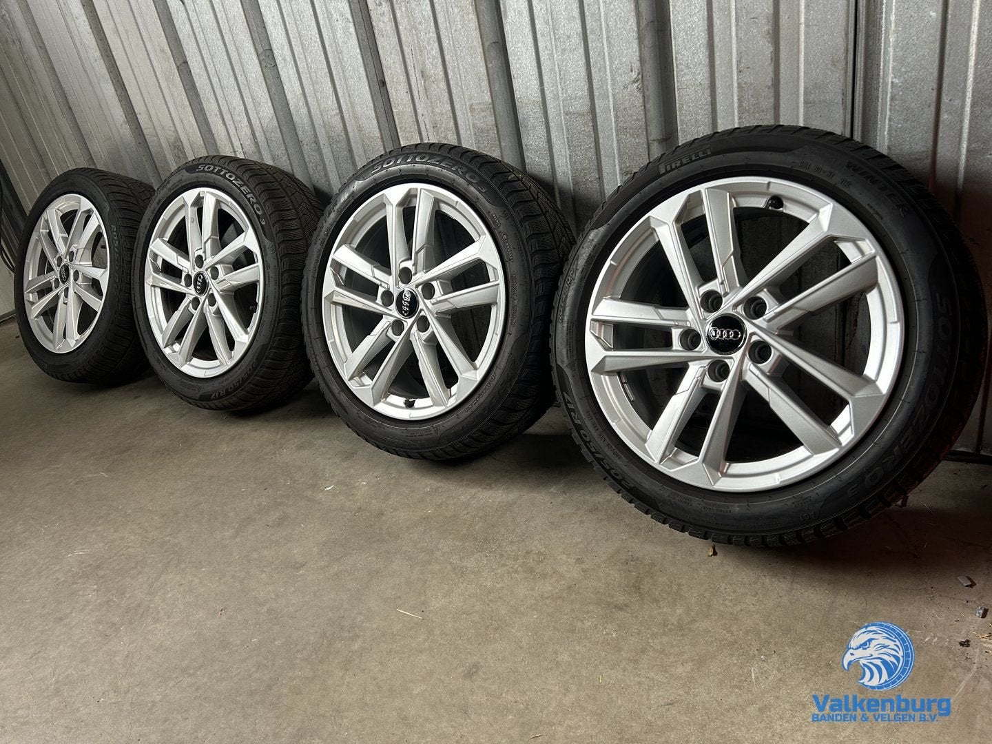 6mm! Originele Audi A3 8Y 17 inch velgen 5x112 winterbanden, Gebruikt, -, -, Banden en Velgen
