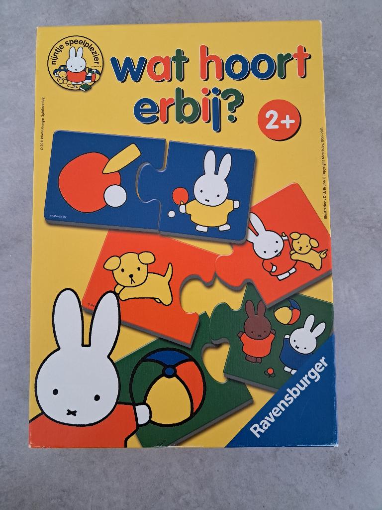 Ravensburger Spel Nijntje Wat Hoort Erbij, Ophalen, Gebruikt, 2 tot 4 jaar