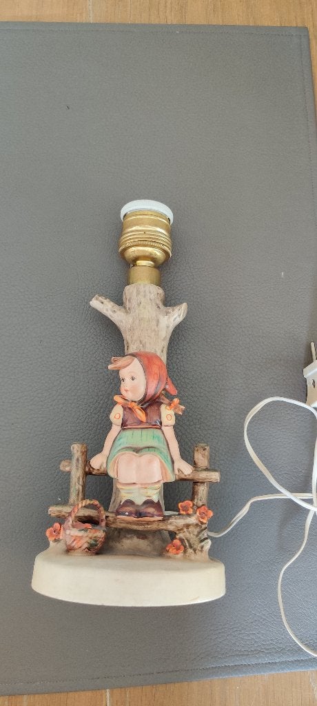 Vintage Goebel Hummel lamp, Ophalen, Zo goed als nieuw, Hummel