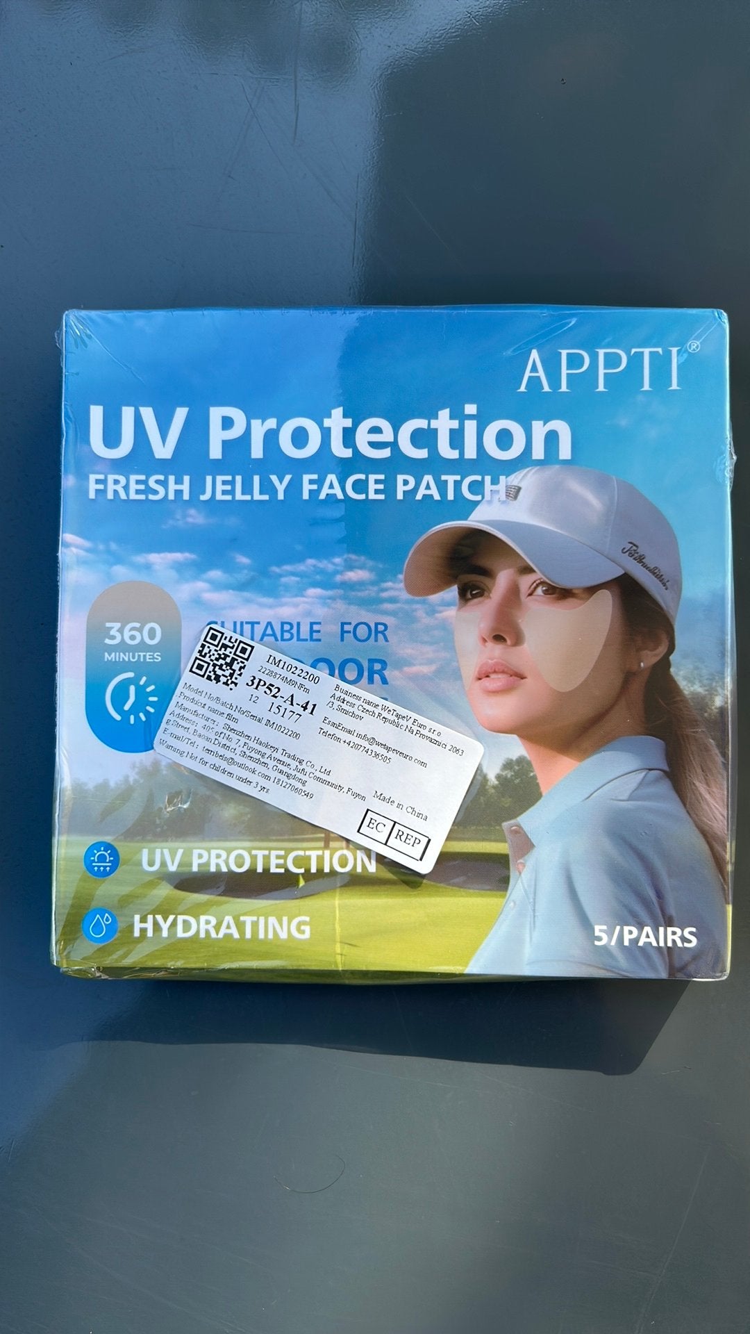 Protection solaire anti-UV pour le visage sports - Patch UV, Enlèvement ou Envoi, Neuf, Sac