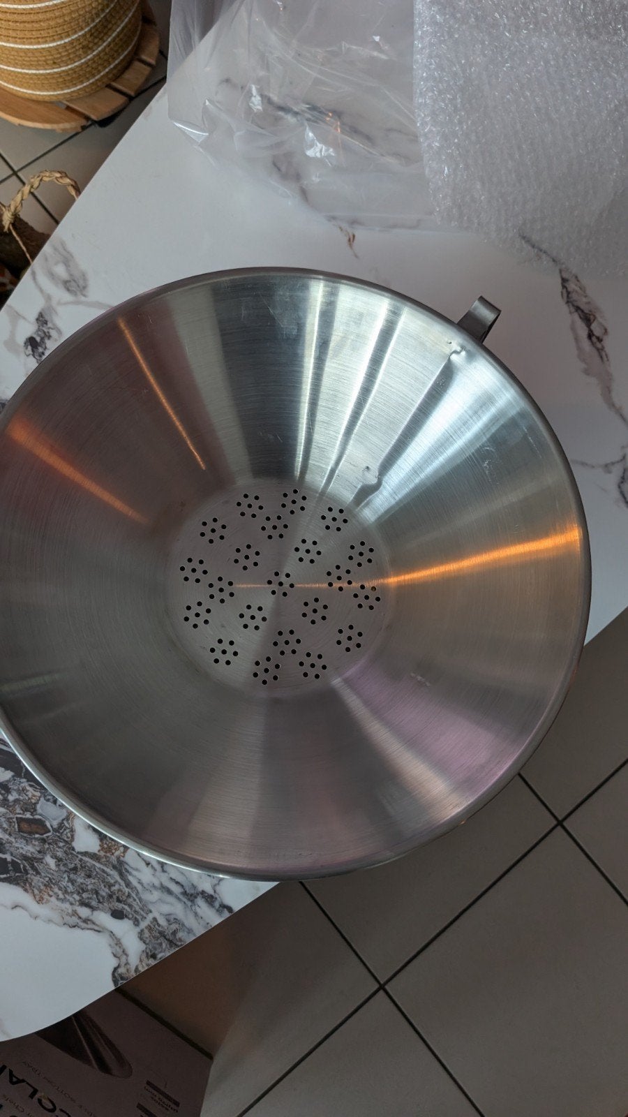 Égouttoir à frites HENDI inox 41 cm – Comme neuf – Servi 1 f, Enlèvement ou Envoi, Inox