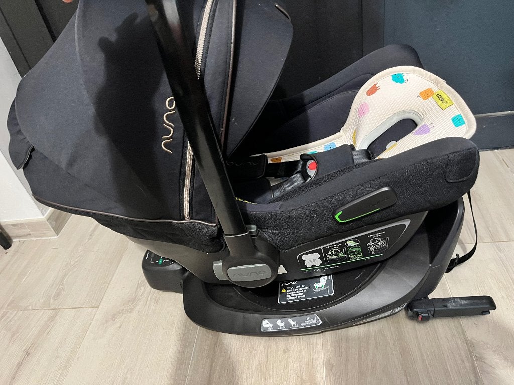 Autostoel voor baby, Autogordel of Isofix, Verstelbare rugleuning, Zo goed als nieuw, Ophalen