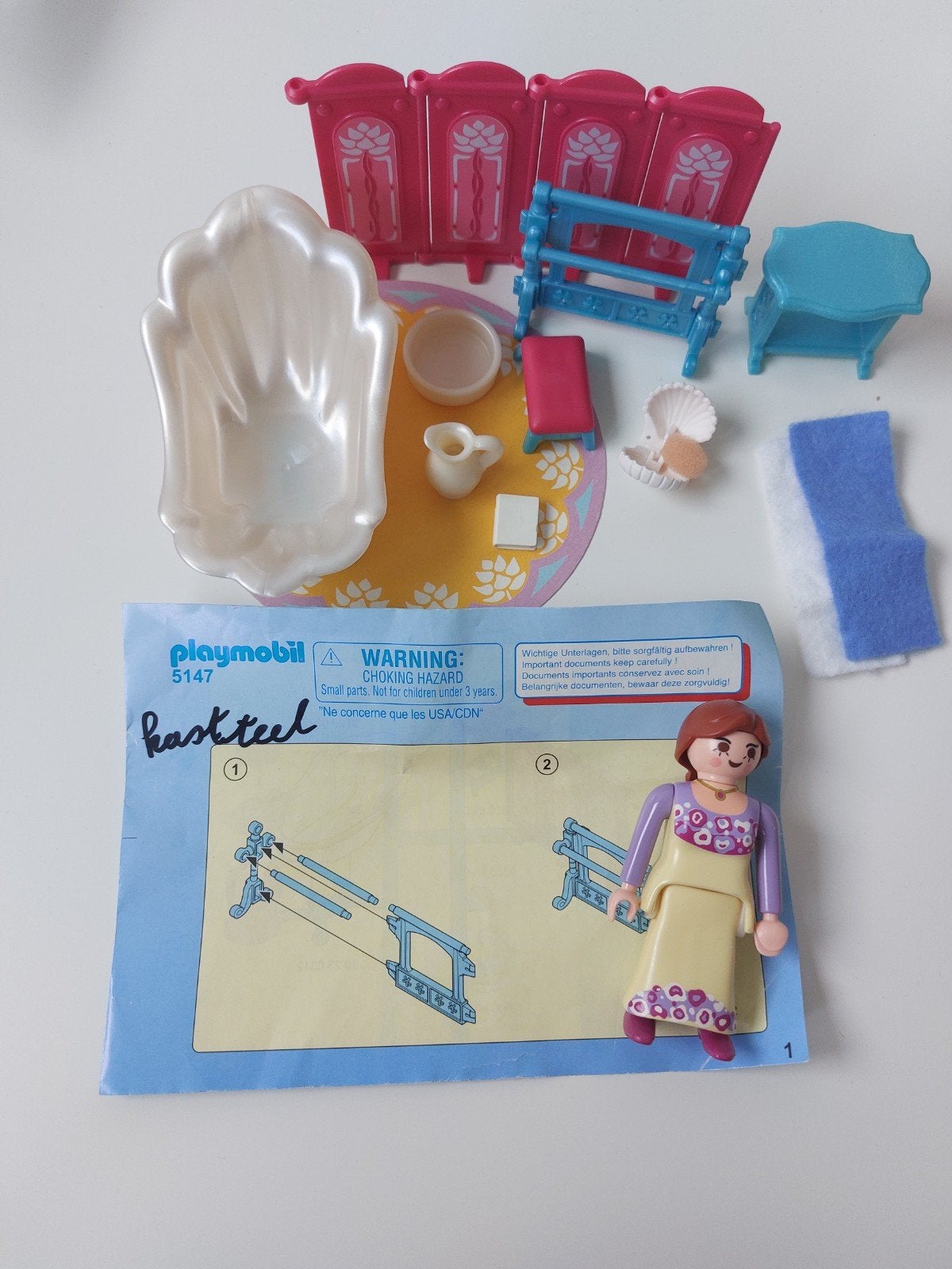 playmobil badkamer, Ophalen, Gebruikt, Complete set, Kasteel/Fort