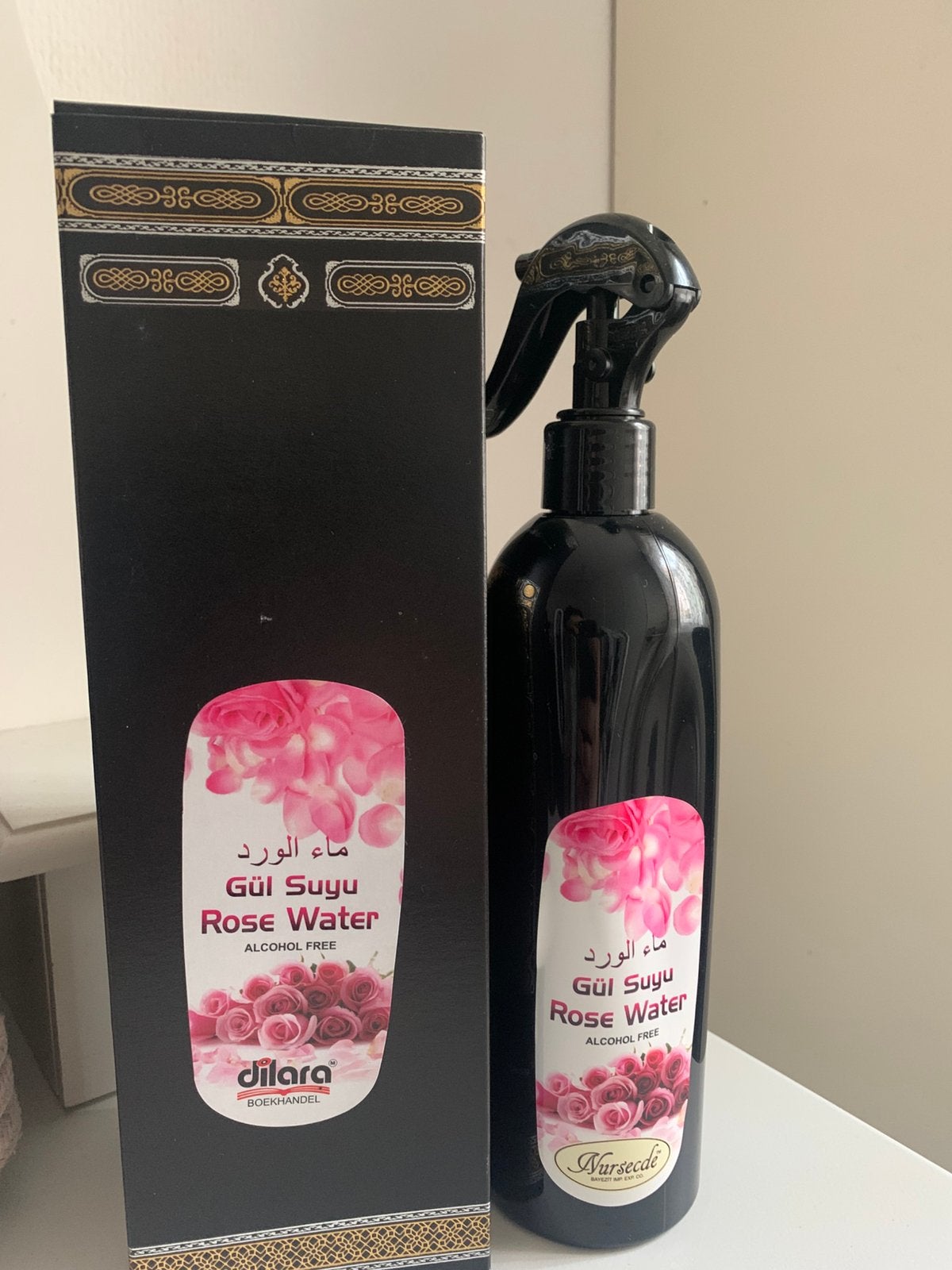 Spray parfumé Gül Suyu Eau de rose 400 ml, Enlèvement, Neuf