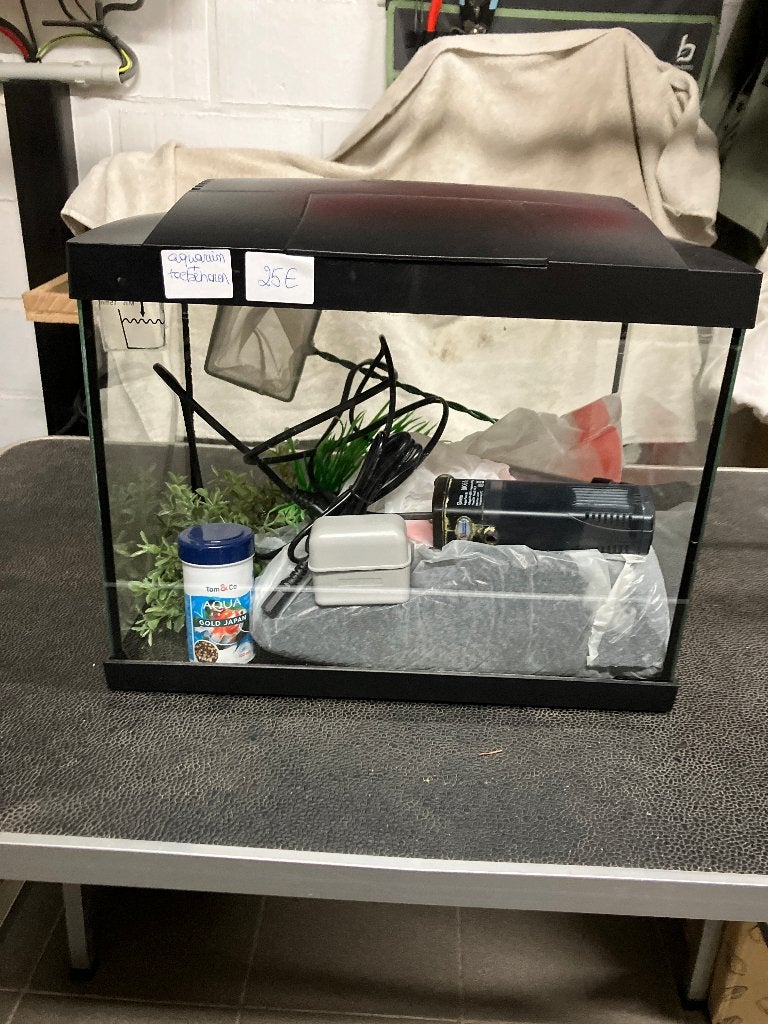 aquarium, Ophalen, Inclusief toebehoren, Gebruikt, Superfish