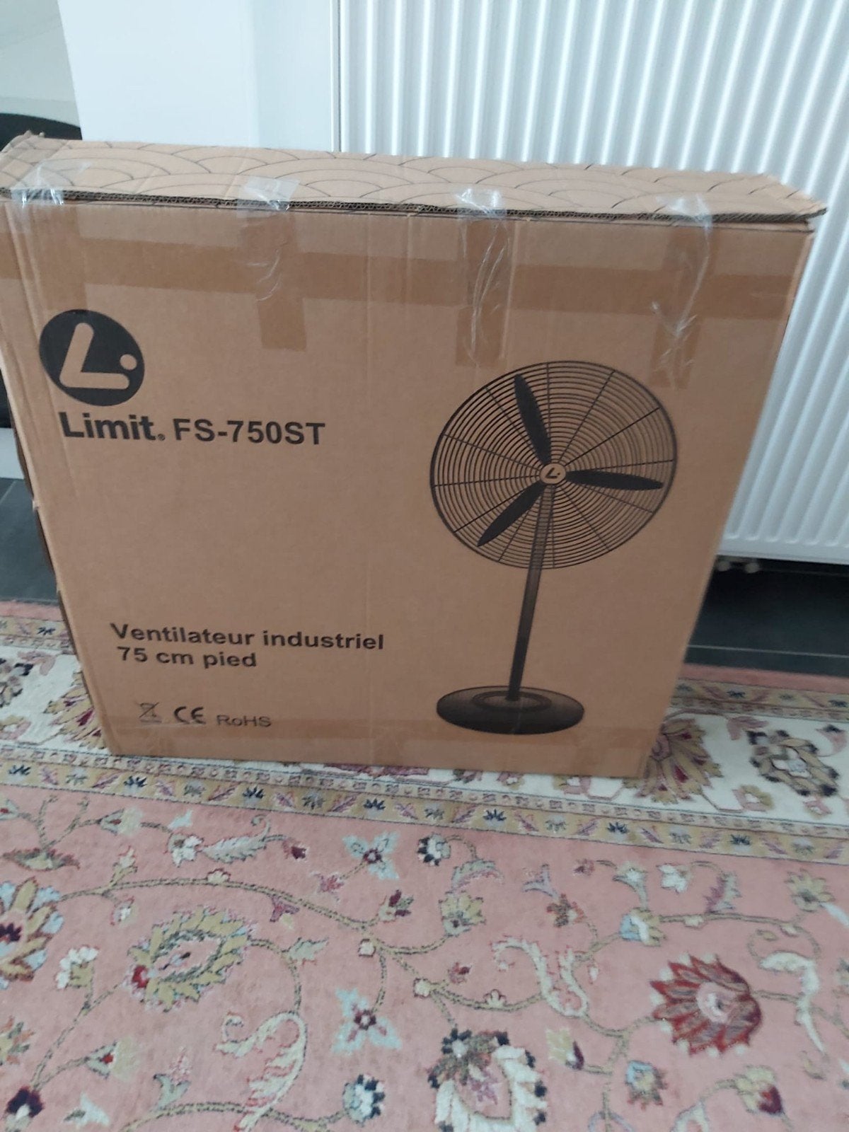 Ventilateur industriel 75cm, Electroménager, Ventilateurs, Enlèvement