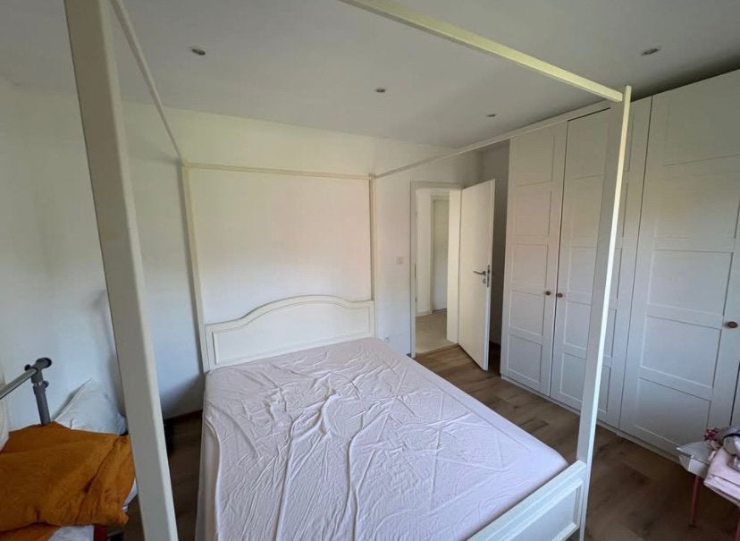 Lit baldaquin blanc maison du monde 160x200 acheté 700€, Maison & Meubles, Enlèvement