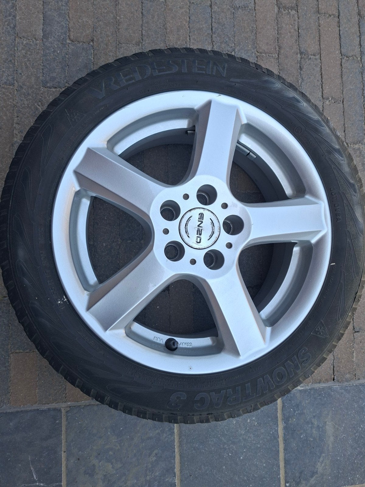 Aluminium Velgen en banden R15 185/55, Auto-onderdelen, Banden en Velgen, Ophalen, Band(en)
