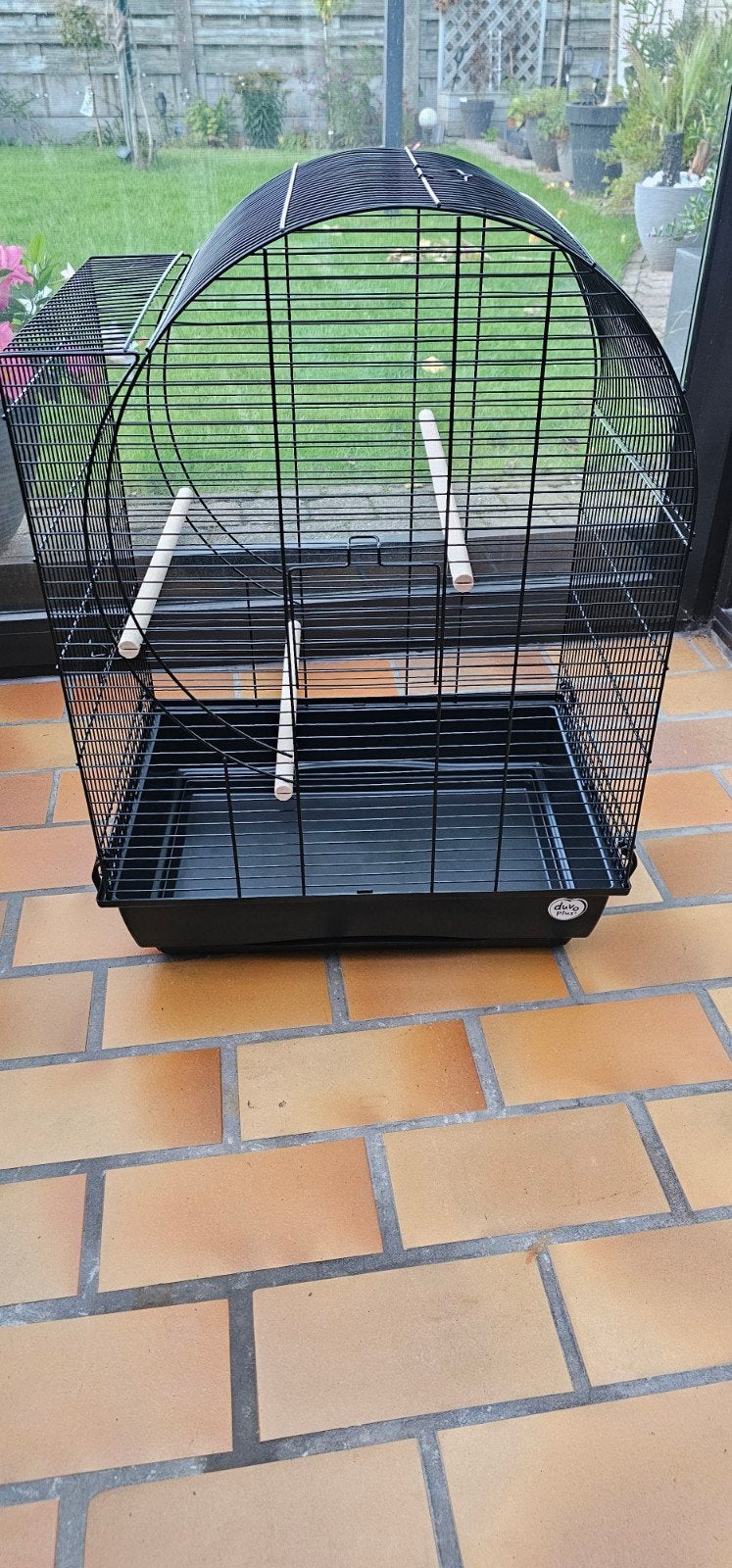 vogelkooi duvo plus, Dieren en Toebehoren, Ophalen, Zo goed als nieuw, Metaal, Vogelkooi