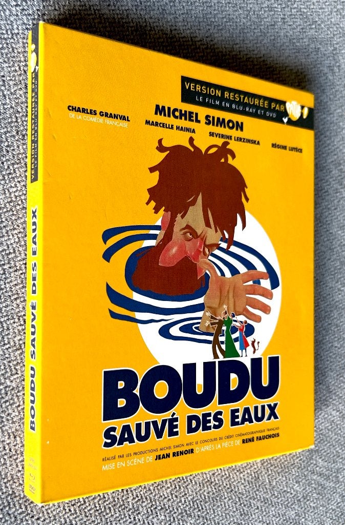 BOUDU SAUVÉ DES EAUX // Restauré en 2K / Digipack Bluray+dvd, CD & DVD, Blu-ray, Enlèvement ou Envoi, Français, Classiques, Blu-ray