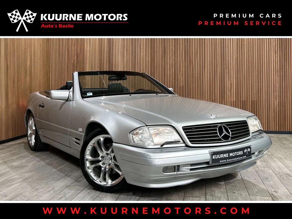 Mercedes-Benz SL-Klasse 320 Alu18"/Leder/Cruise/VerwZet *Bij, Auto's, Automaat, 4 zetels, Zwart, Cabriolet