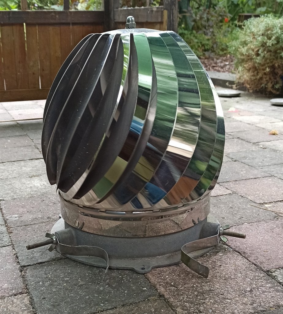 Chapeau de cheminée Colt Cowls Rotorvent - acier inoxydable, Enlèvement, Comme neuf, Ventilateur et Extracteur