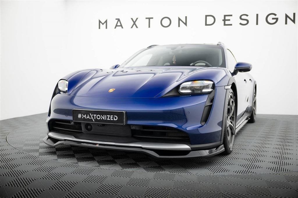 Maxton Spoiler Splitter Lip Geschikt Voor Porsche Taycan Cro, Envoi