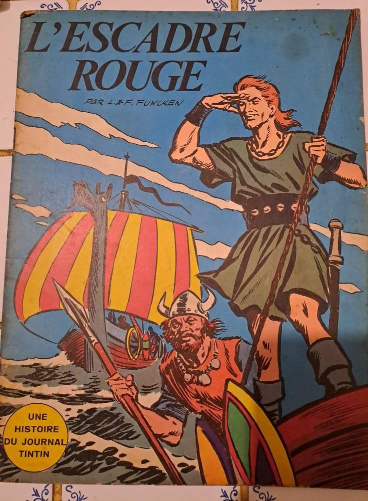 Harald Le Viking T2 L'escadre rouge (EO), Eén stripboek, L & F. Funcken, Ophalen, Gelezen