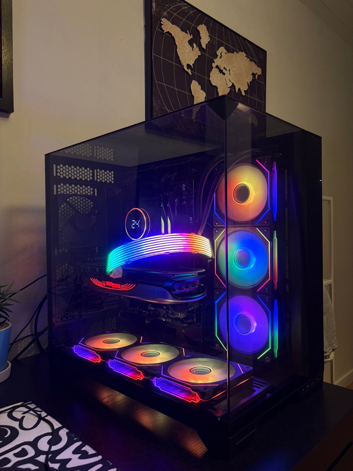 Gaming pc RTX 4070 TI SUPER, Computers en Software, Desktop Pc's, Zo goed als nieuw, 4 Ghz of meer, SSD, 32 GB, Met videokaart