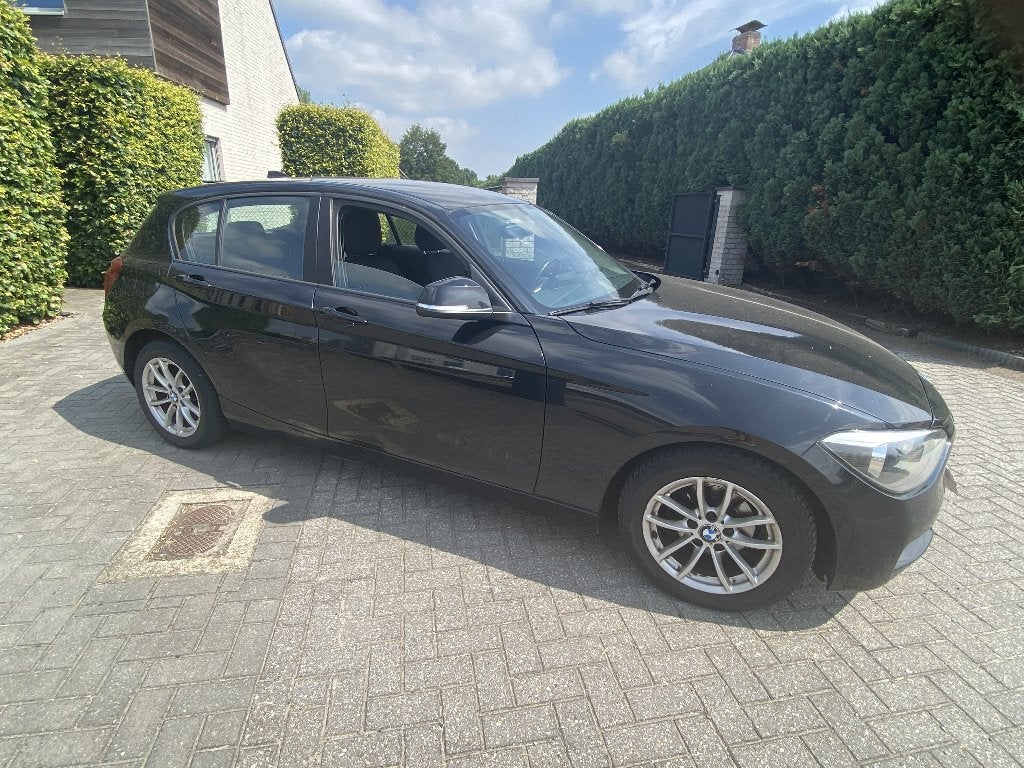 BMW 116 ED, Auto's, Voorwielaandrijving, Euro 5, Zwart, Zwart