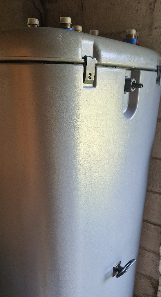 Zonneboiler Sanicube boilervat Rotex Daikin 500l, 100 liter of meer, Ophalen, Gebruikt, Boiler