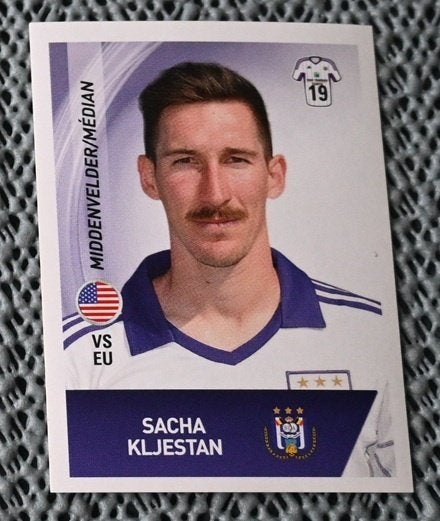 Panini Football 2014 RSC Anderlecht Sacha Kljestan, Envoi, Neuf, Affiche, Image ou Autocollant