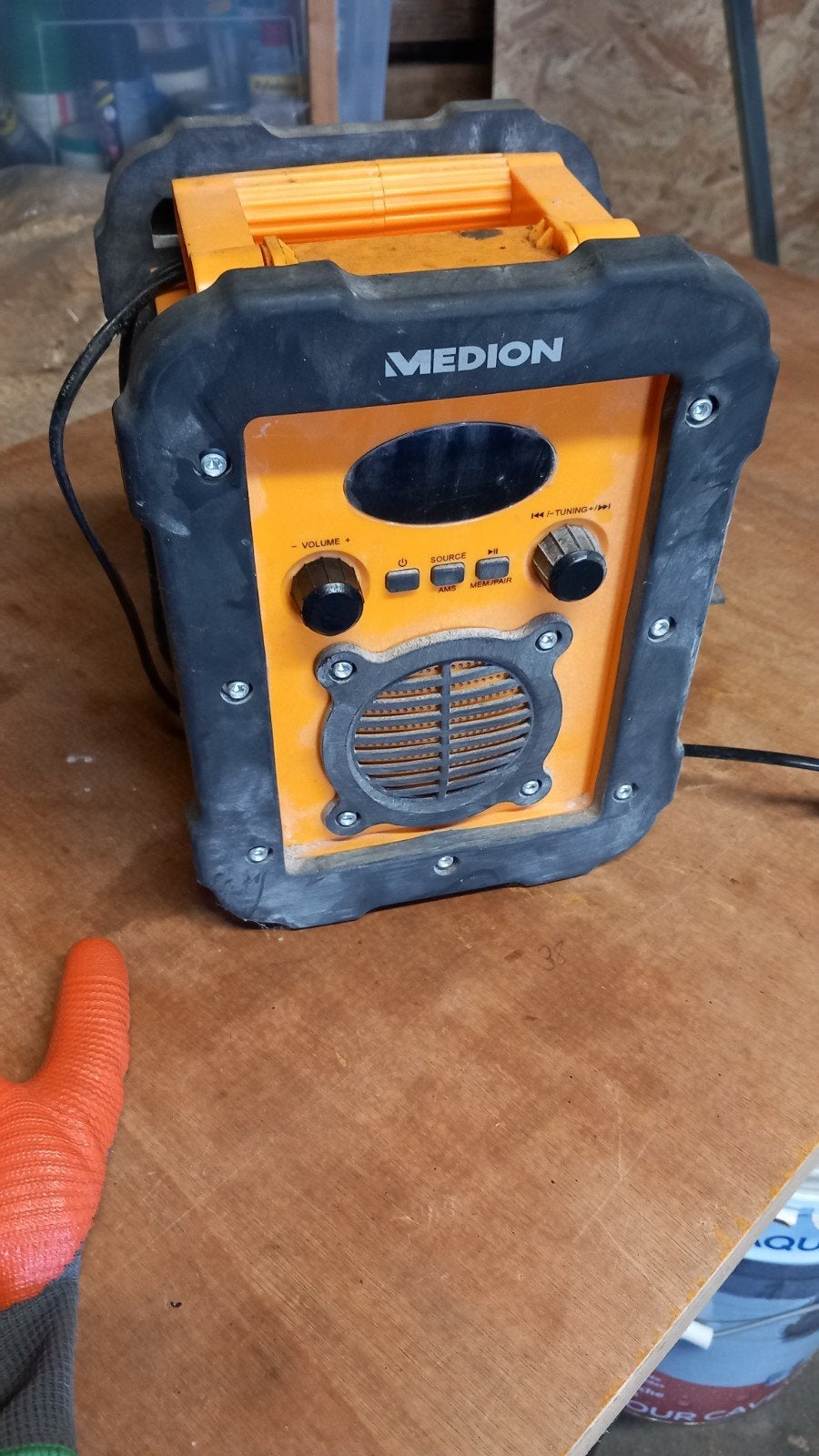 Werfradio Medion, Enlèvement ou Envoi, Utilisé, Radio de chantier