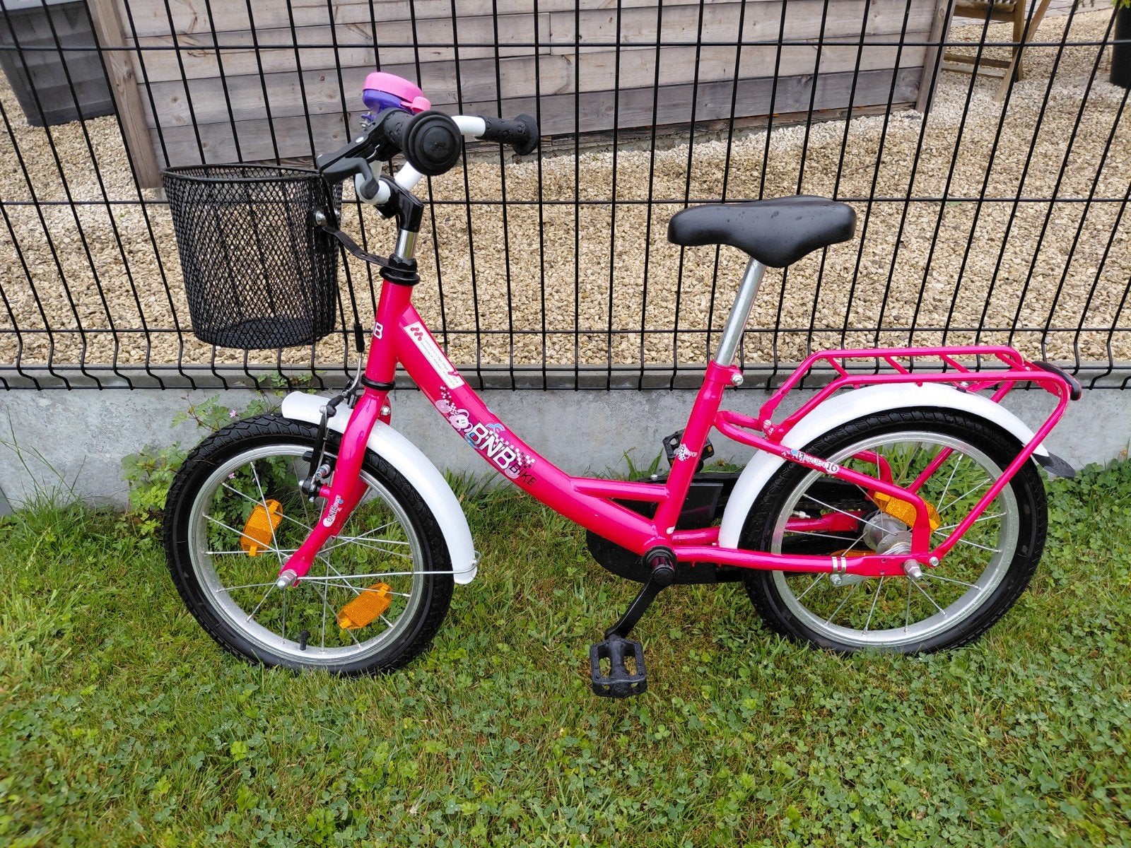 Meisjesfiets 16 inch, Fietsen en Brommers, Fietsen | Kinderfietsjes, Ophalen, Zijwieltjes