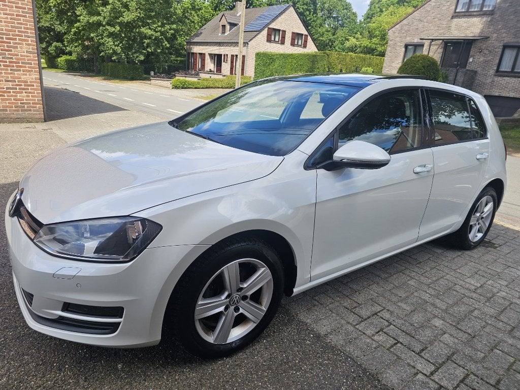 VW Golf 7/1.2i Benzine/105pk/Aut.(Bouw2013/155.Tkm)1J.Garant, Autos, Volkswagen, 1197 cm³, Euro 5, Entreprise, Carnet d'entretien
