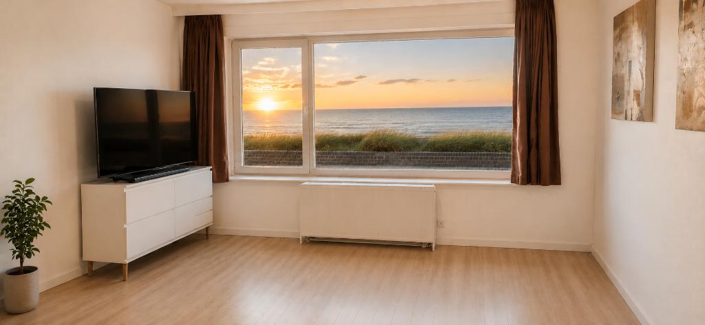 z.m. gelijkvloersapp. te koop zeedijk Westende-Bad 2 slaapks, Westende-Bad, Tot 200 m², Appartement, Provincie West-Vlaanderen
