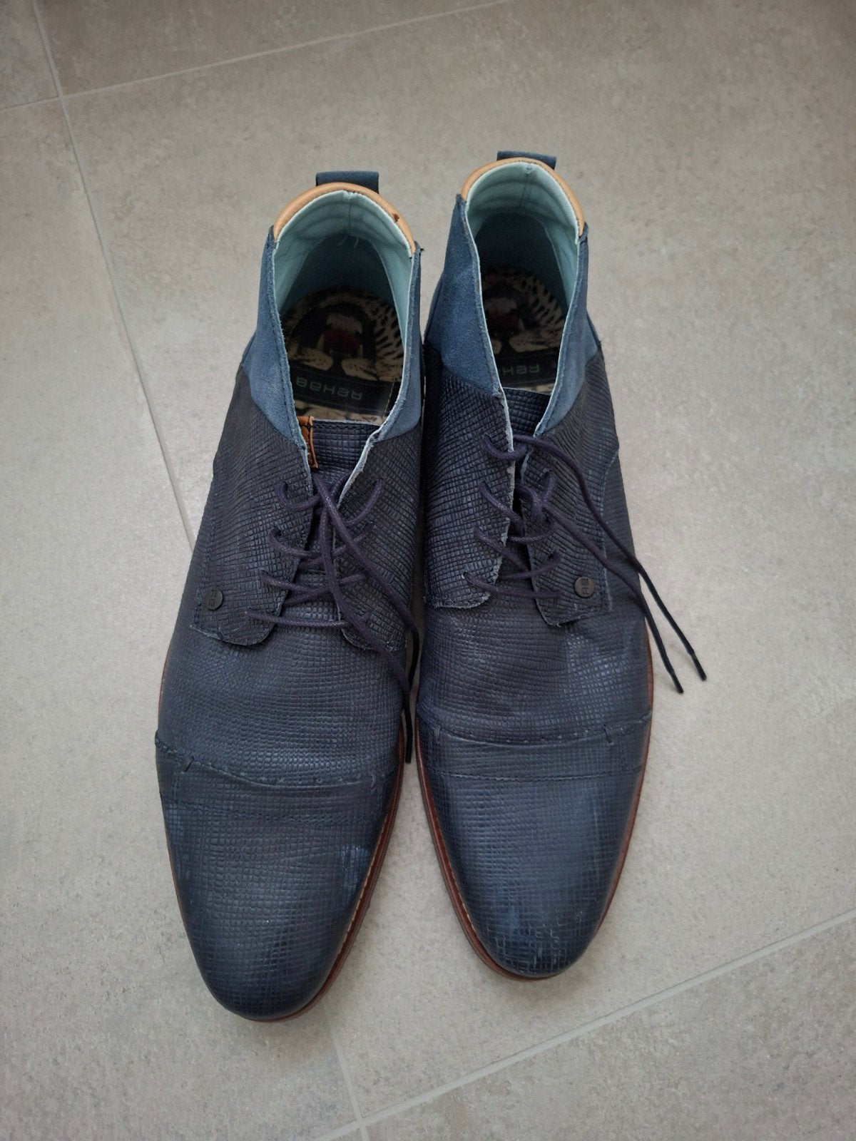 Geklede herenschoenen maat 48-49, Kleding | Heren, Schoenen, Zo goed als nieuw, Rehab, Veterschoenen, Verzenden