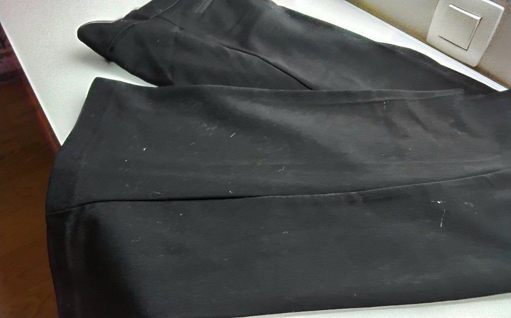 zwarte broek maat 38, Kleding | Dames, Broeken en Pantalons, Zwart, Zo goed als nieuw, Lang, Ophalen