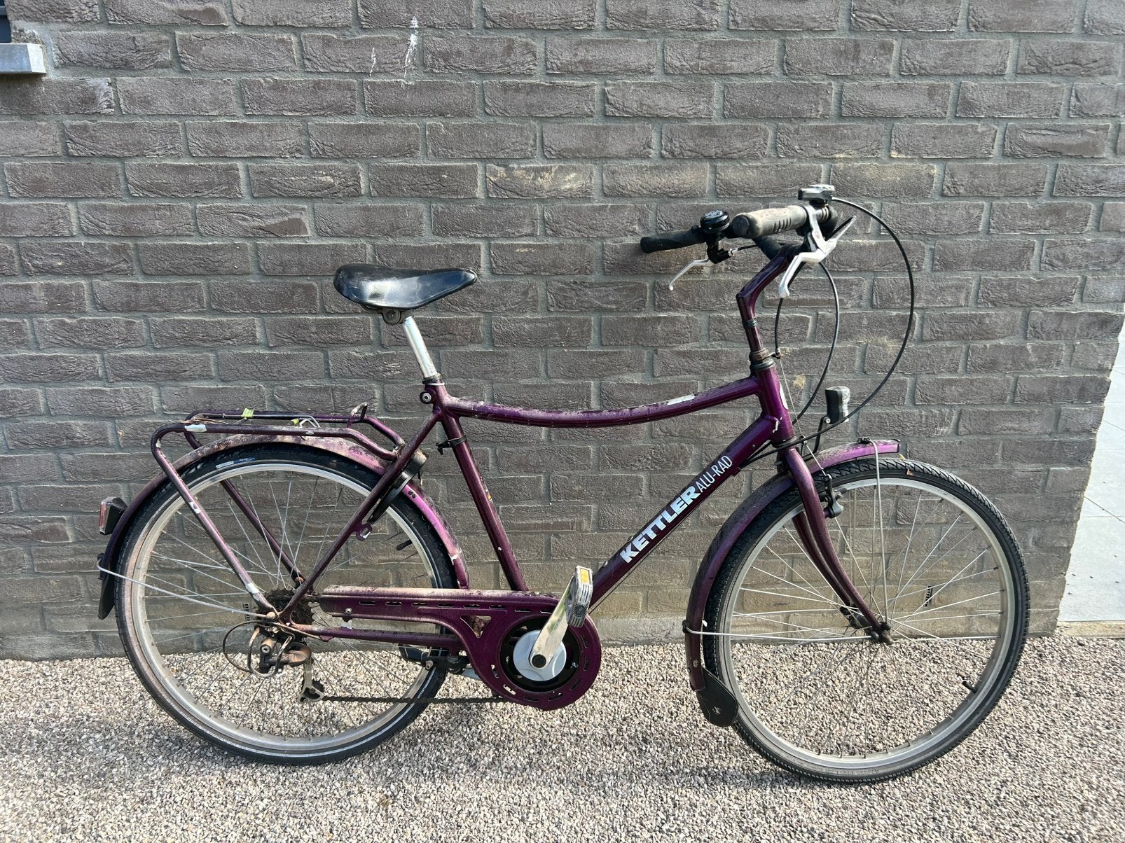 Herenfies Kettler alu, Fietsen en Brommers, Ophalen, Zo goed als nieuw