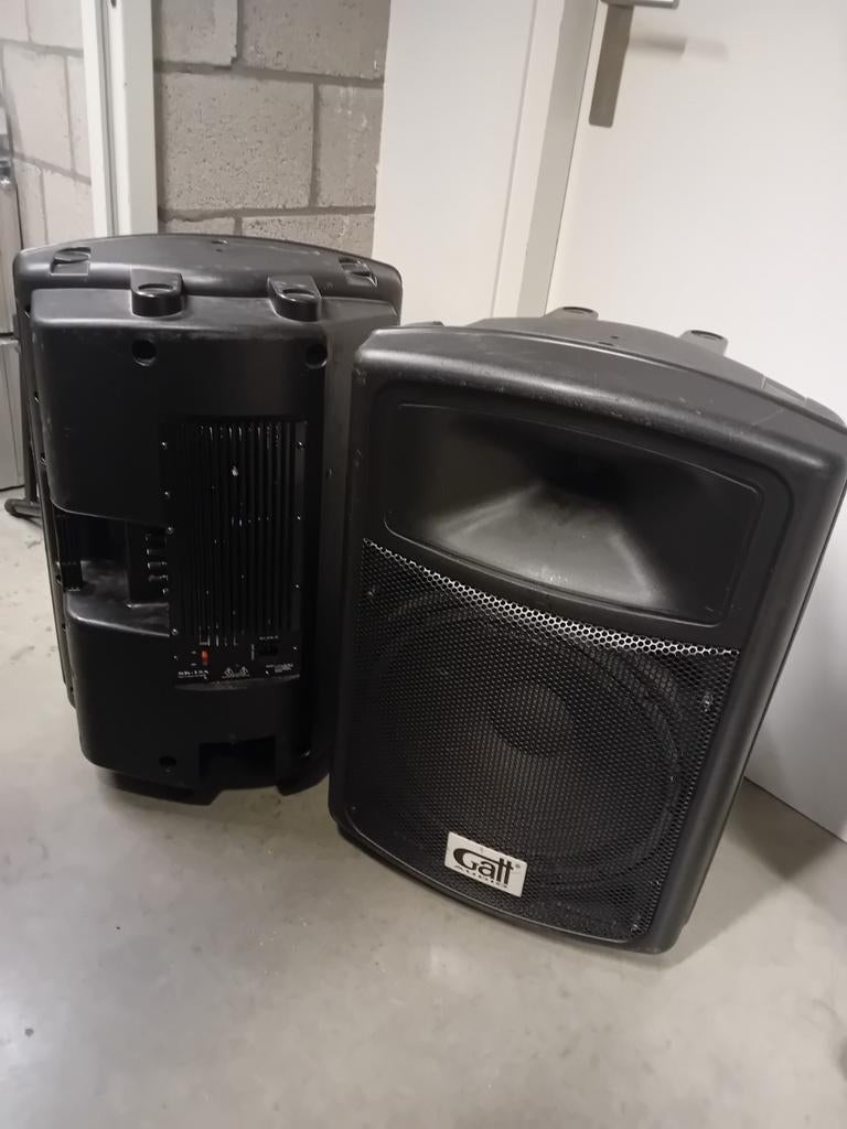 Set Gatt Audio SK-15A Actieve Speakers - 15 inch - Werkend, Ophalen, Gebruikt