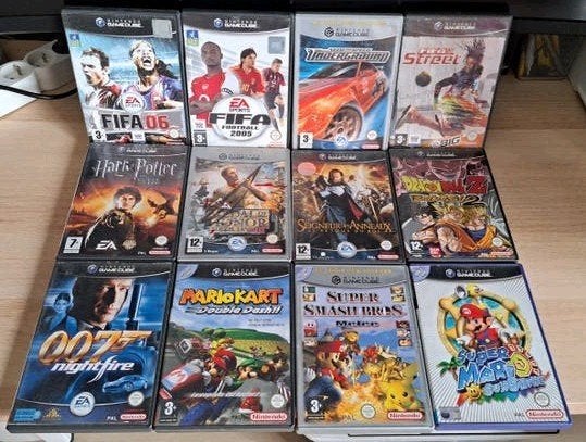 12 Nintendo Gamecube Mariokart Smash Bros Dragon Ball-spelle, Games en Spelcomputers, Games | Nintendo GameCube, Ophalen of Verzenden
