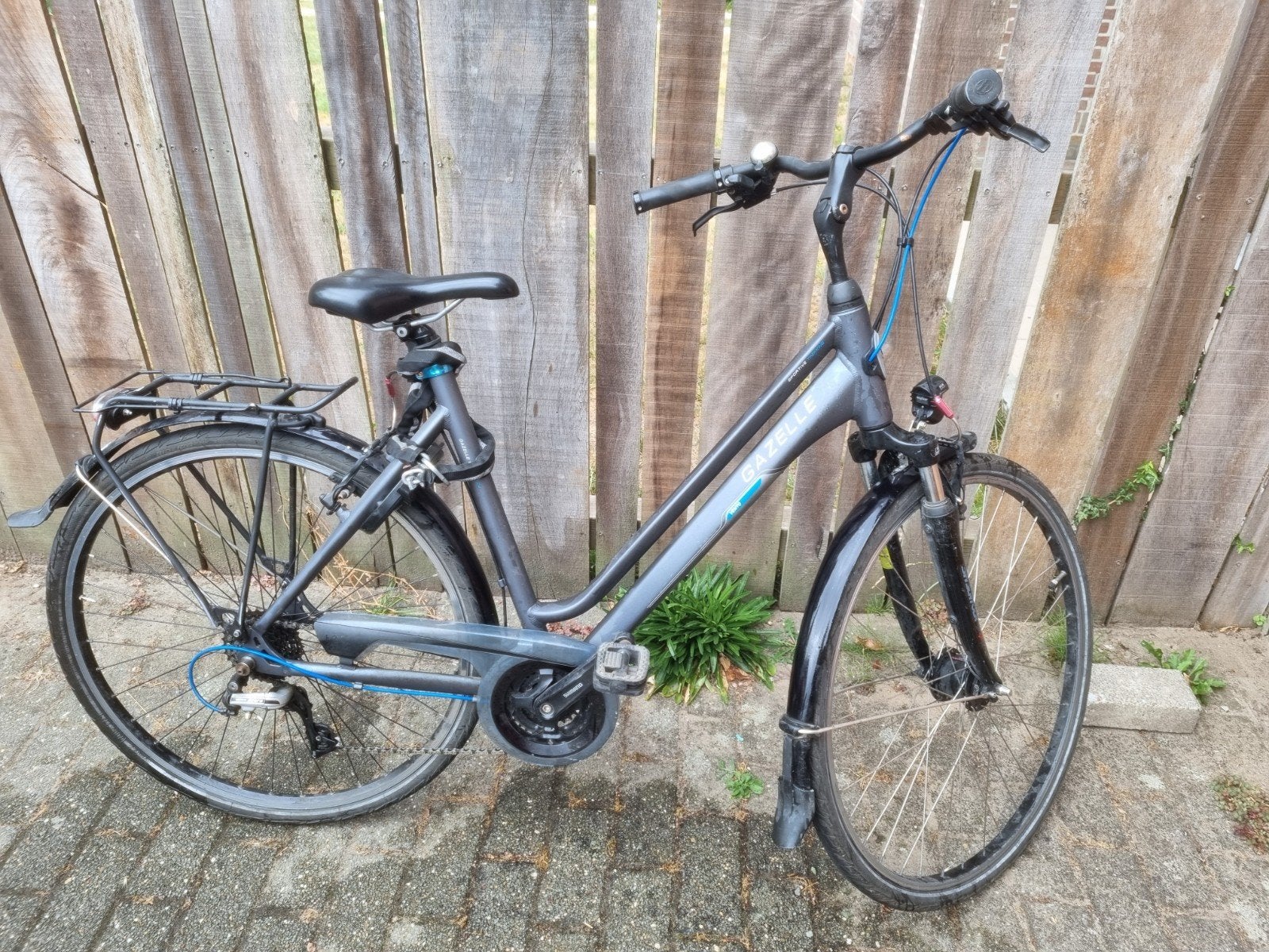 Damesfiets Gazelle Vento, Ophalen, 28 inch, Gebruikt, Velgrem