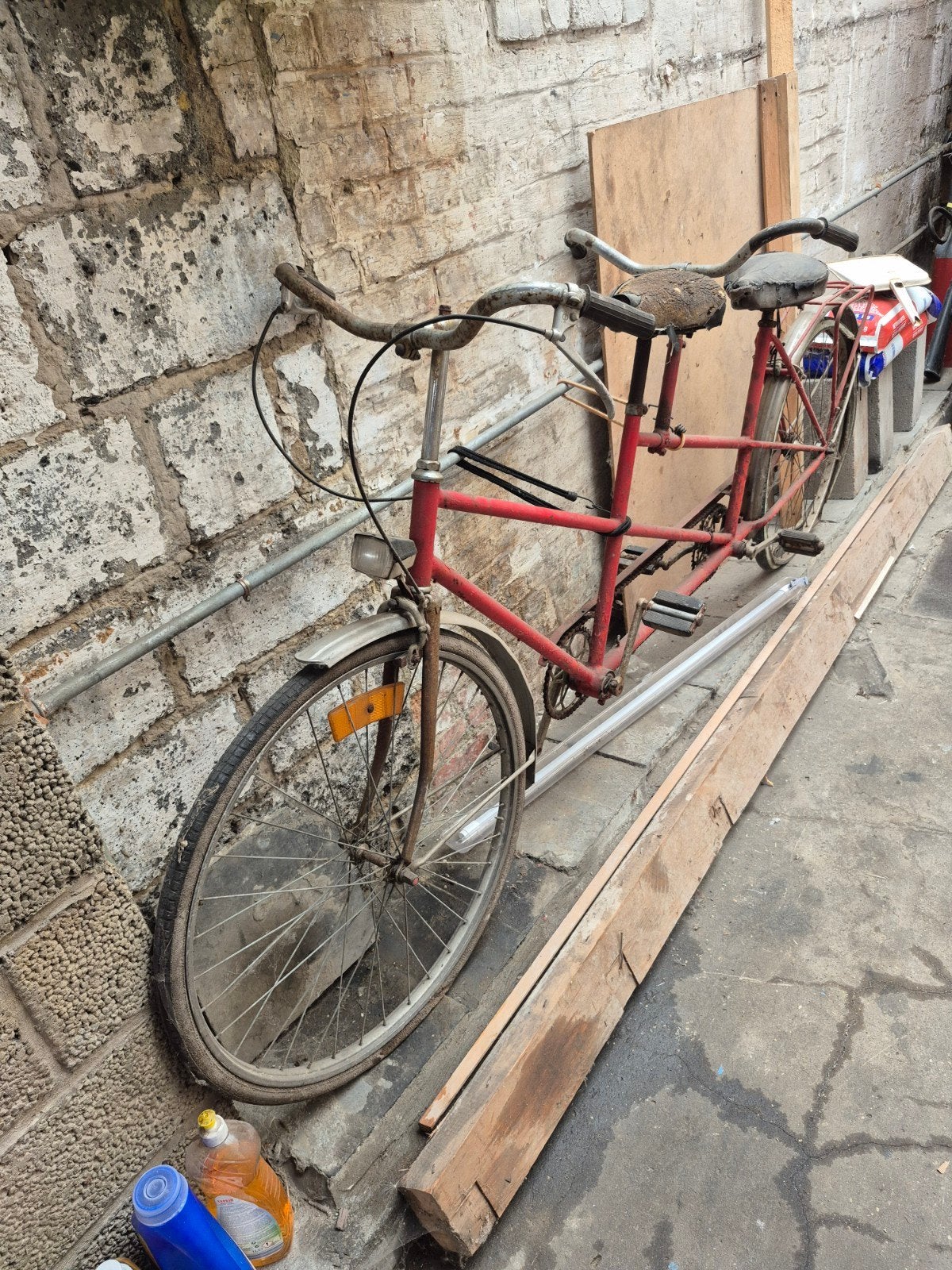 vélo tandem marque gitan ( prix 80 euros fixe ), Enlèvement, Utilisé, Moins de 10 vitesses