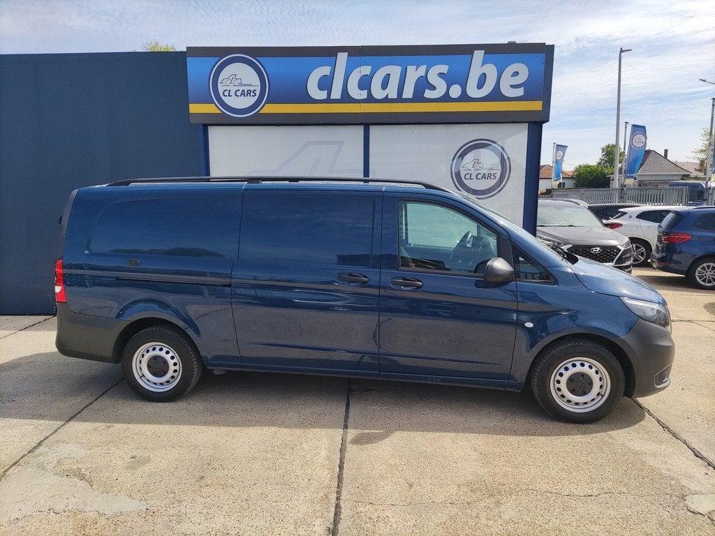 Mercedes-Benz Vito 114Cdi/Euro6/ExtraLang/Cruise/Trekhaak/15, Auto's, Stof, Gebruikt, Euro 6, Blauw