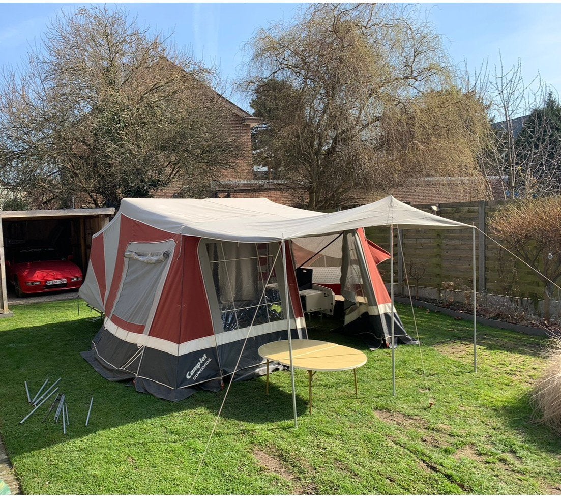 Camplet Concorde vouwwagen-campingcar-tenttrailer, Ophalen, Meerkleurig, Aanwezig, Camp-Let