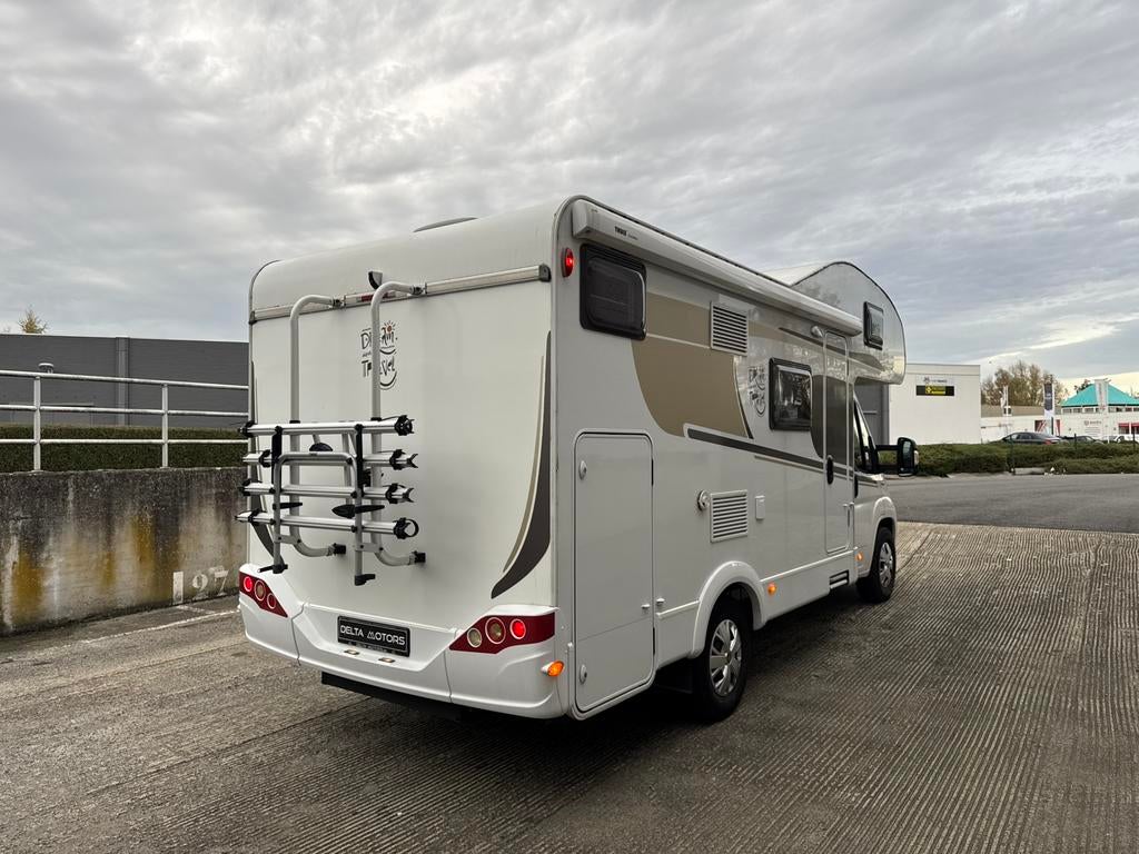 TE HUUR - Recente Mobilhome - 5pl - B-Rijbewijs, Caravans en Kamperen, Mobilhomes, Alkoof, Carado, Boiler, Bedrijf