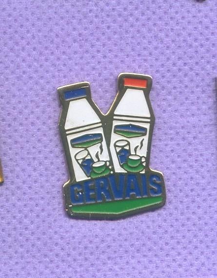 pins gervais lait xa177, Verzamelen, Verzenden, Merk, Speldje of Pin