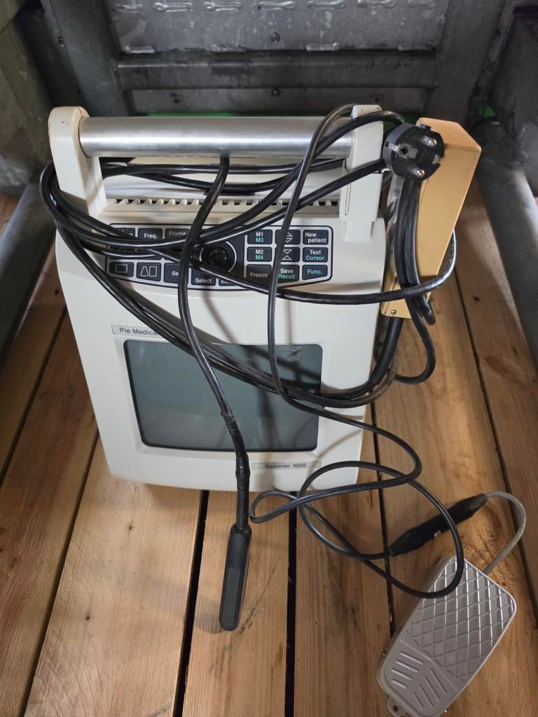 Pie medical ultrasound scanner, Ophalen