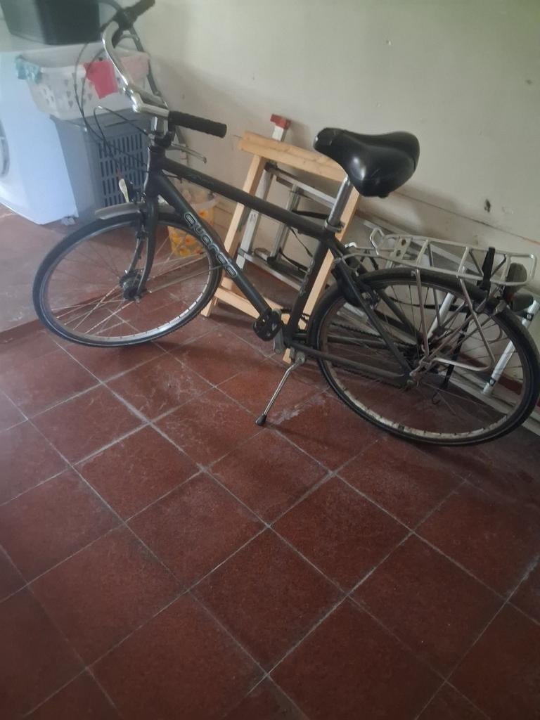 Quadro herenfiets, Fietsen en Brommers, Gebruikt, Velgrem, Versnellingen, Ophalen