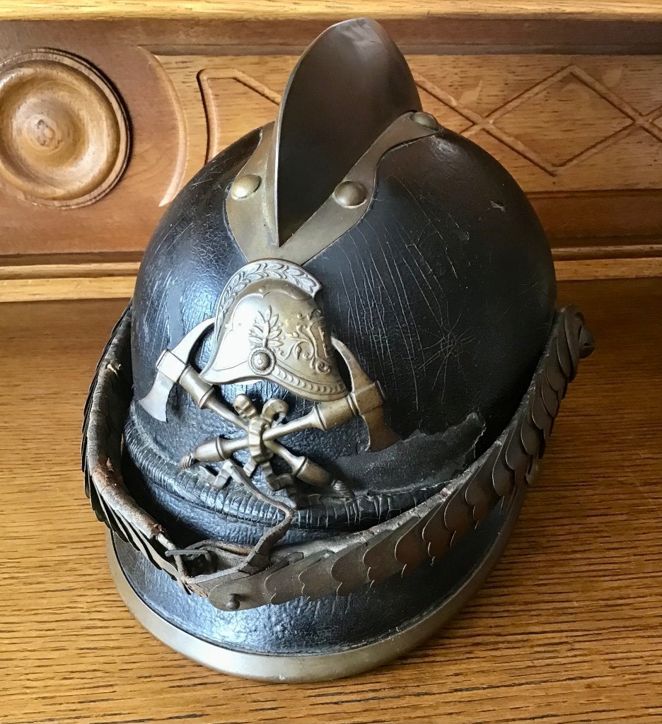Ancien casque de pompier, Enlèvement ou Envoi, Armée de terre