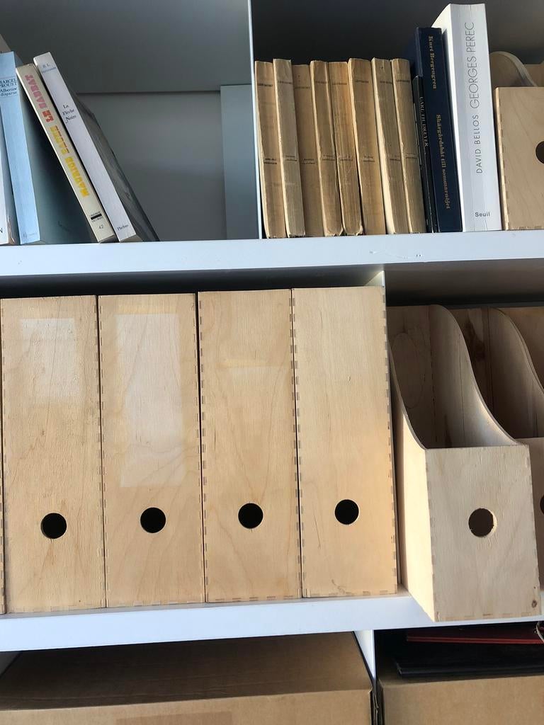IKEA houten documentenmappendoos, Zakelijke goederen, Ophalen, Gebruikt