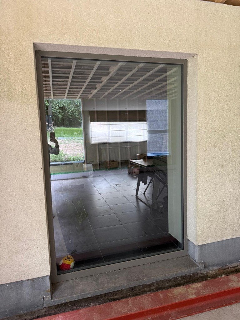 Ramen aluminium, Ophalen, Gevelraam of Ruit, Gebruikt, 160 cm of meer