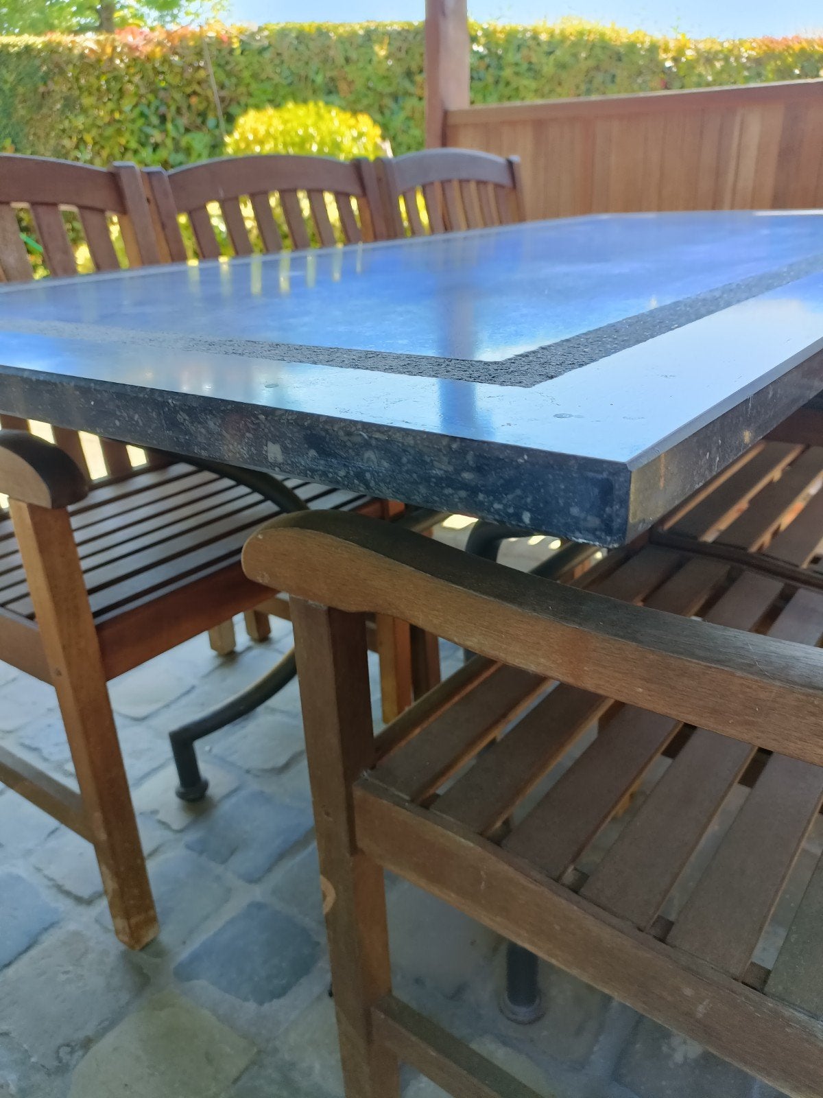 Table de jardin avec 6 chaises, Jardin & Terrasse