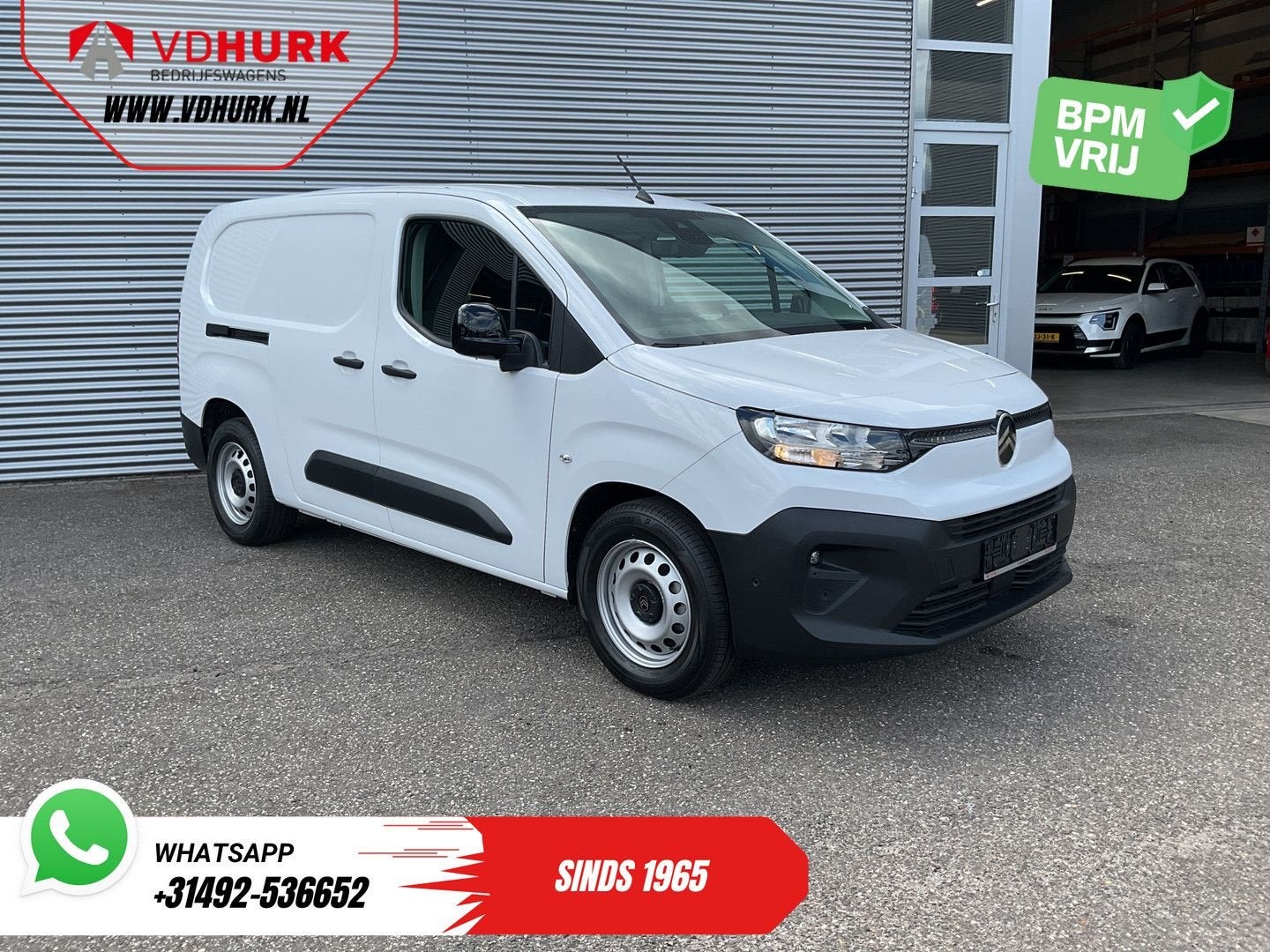 Citroën e-Berlingo 50 kWh 345 km WLTP L2 Carplay/ Snellader/, Automaat, Citroën, Wit, Onderhoudsboekje